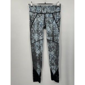 Vimmia Athletic Workout Gym Workout Leggings with Lace Size Small